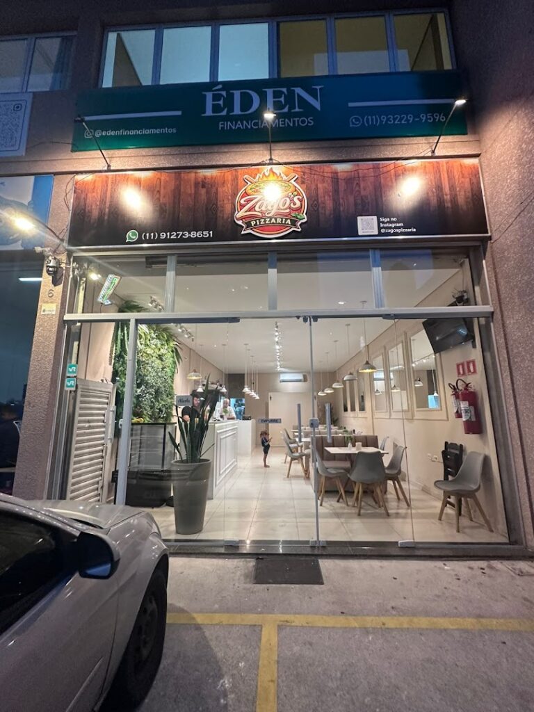 Fachada da Pizzarias zagos-pizzaria-cajamar, localizada no bairro Ipês (Polvilho), cidade de Cajamar.