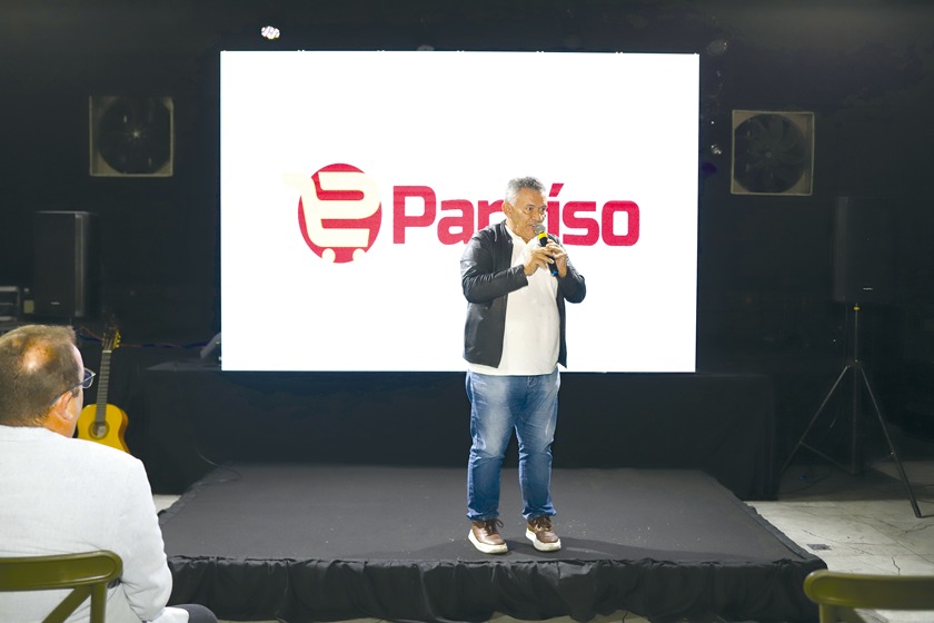 Vereador Tarcísio, representando a Câmara Municipal de Cajamar, no lançamento da Folha de Cajamar