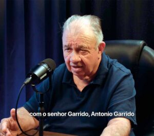 Professor Irineu Lameira Belchior durante entrevista da série Origens, da Folha de Cajamar